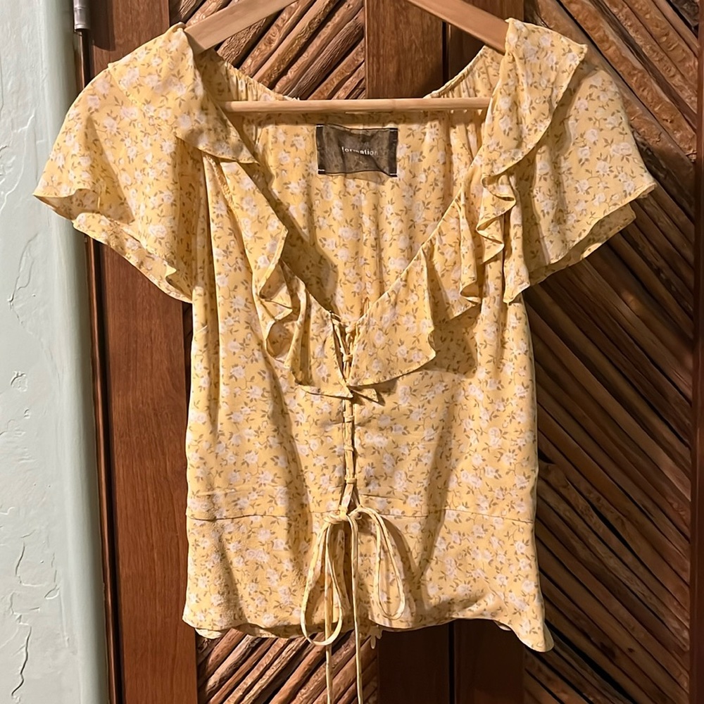 Floral Reformation Blouse